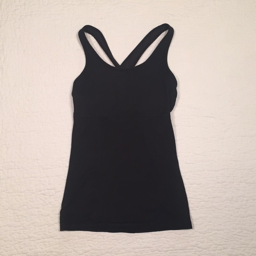 Champion - Cross-Back Athletic Top - Classic Black